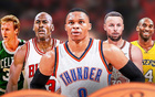 拉塞尔·威斯布鲁克在NBA历史最佳球员中排名如何?有人认为第一
